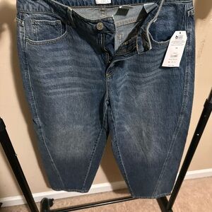Women’s Barrel Blue Denim Jeans